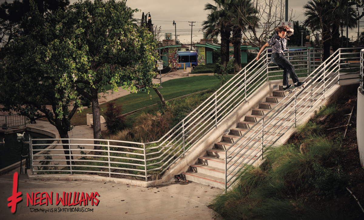 Neen Williams - Deathwish Ad in The Skateboard Mag