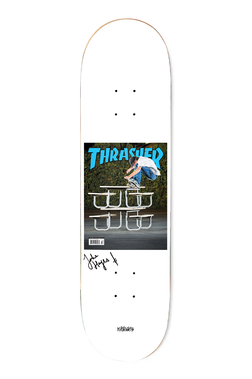 Jake Hayes Thrasher Cover Deck 8.6 (signed)