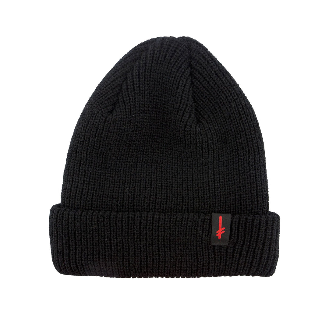 GANG LOGO BEANIE BLACK