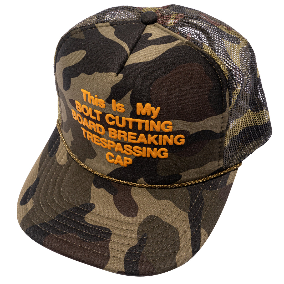 Tresspasing Camo Trucker Hat