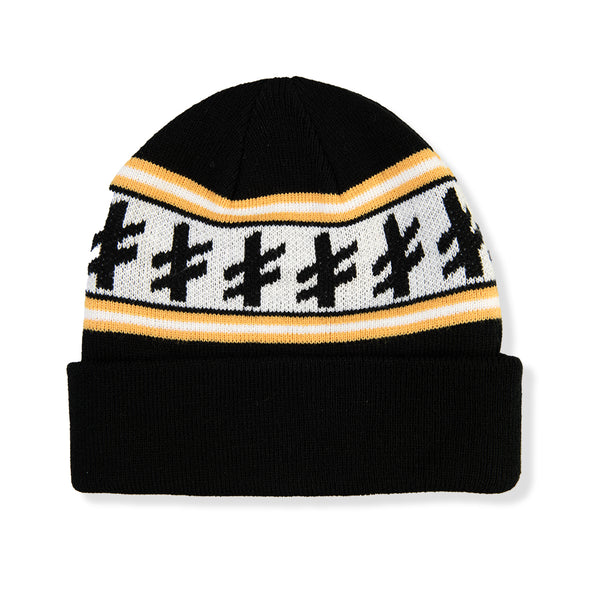 Gang Logo Black/Yellow Beanie