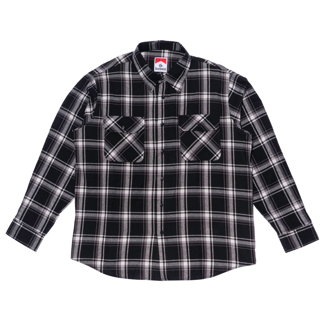 Classic BLK Flannel Button Up