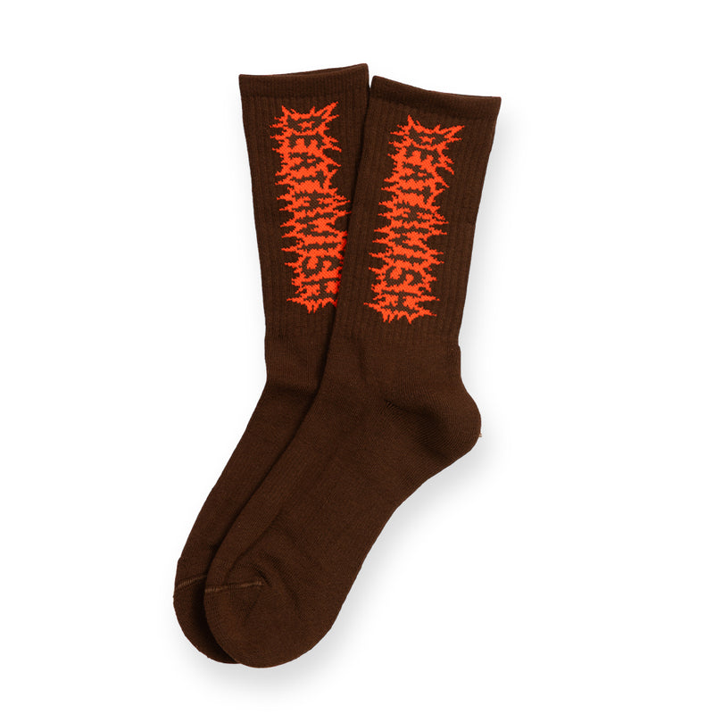 Stomp Brown Socks