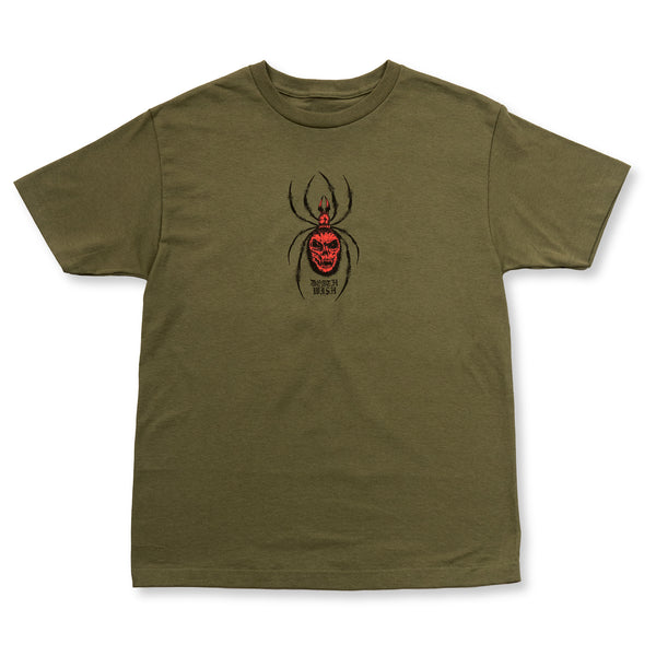 Arachnophobia Tee Military Green