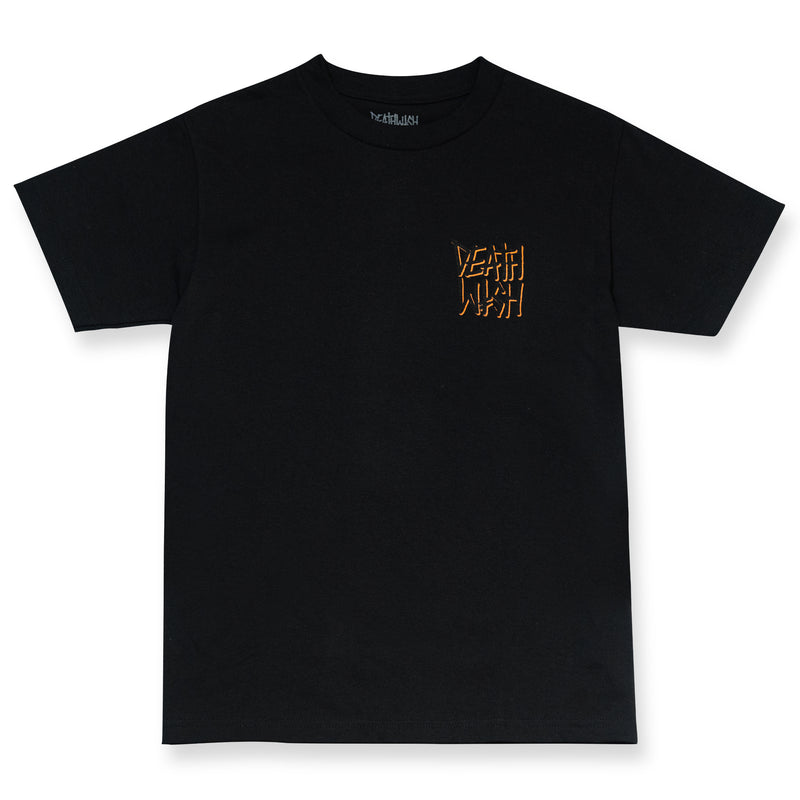 The Truth Tee Black Orange